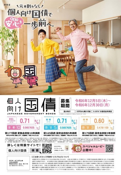 個人向け国債パンフレット